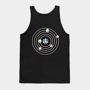 Pastel Dice Galaxy Tank Top